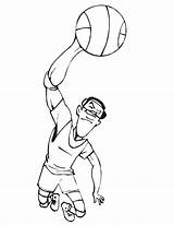 Basketball Kobe sketch template
