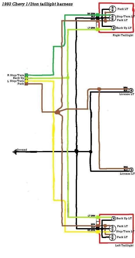wiring diagram   gmc headlights