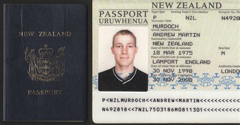 New Zealand International Passport 1998 — 2008