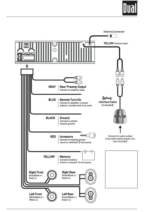 dual double din radio wiring diagram wiring expert group