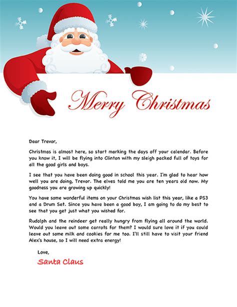 writing  christmas letter examples