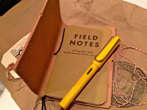 sketching leather field notes cover   soft goods