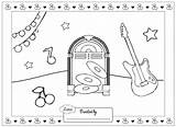 Lottie Rockabilly Coloring Pages Colouring Doll sketch template