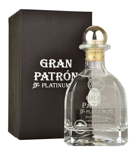 patron gran patron platinum tequila in t box drinks uk