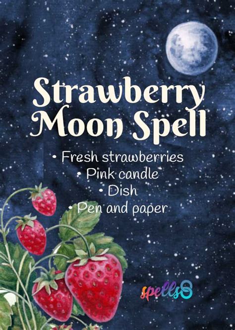 strawberry full moon love spell june spells8
