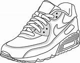 Nike Air Coloring Max Pages Drawing Force Shoes Sneaker Shoe Template Sketches Drawings Sneakers Sketch Clothes Jordan Yeezy Fashion Para sketch template