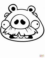 Pig Coloring Pages Bad Foreman Face Piggies Printable Angry Birds Print Graduated Cylinder Color Getdrawings Characters sketch template