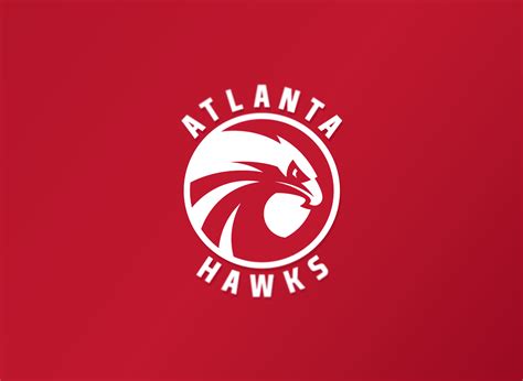 atlanta hawks logo concept  behance