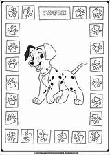 Dalmatians Coloring Pages Patch Printable Another Cartoon Also sketch template