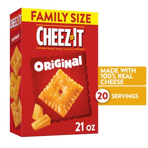 cheez  cheese crackers original  oz walmartcom