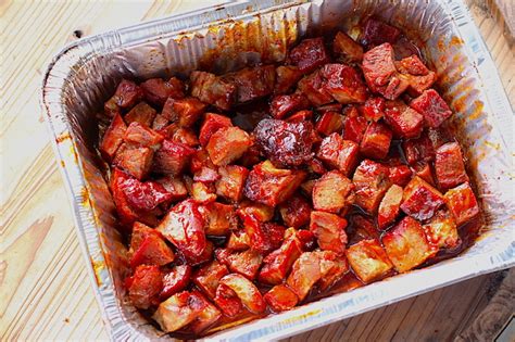 recipes pork burnt ends the sauce by all things bbq