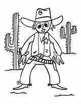 Coloring Pages Cowboy Printable Western Kids Christmas Para Town Color Halo Getcolorings Country Print Kitty Hello sketch template