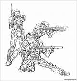 Halo Spartan Coloringhome Colouring sketch template