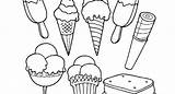 Ice Cream Pages Coloring Cone Printable Color Getcolorings sketch template