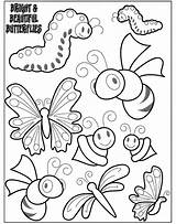 Crayola Insects sketch template
