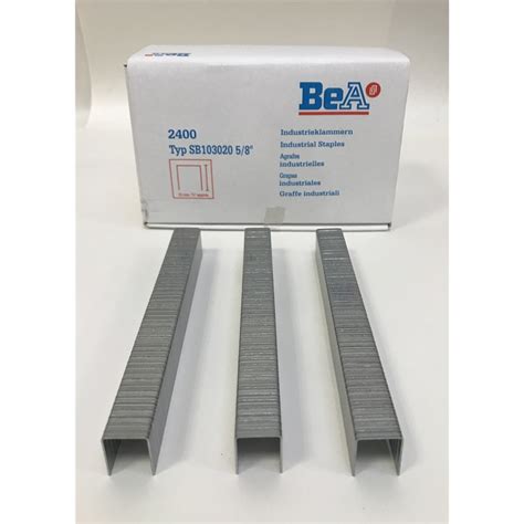 bea sb  length   crown width galvanized staples box