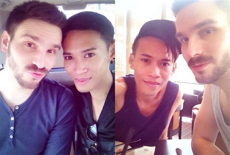 viral meet the luckiest person in thailand with his handsome german husband ~ pinoy showbiz photos