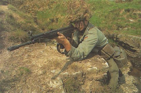 west german soldier    rifle   rmilitaryporn