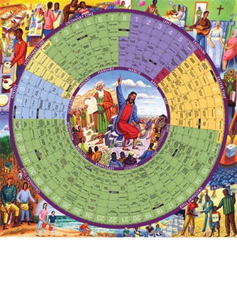 Year Of Grace Liturgical Calendar Laminated Poster