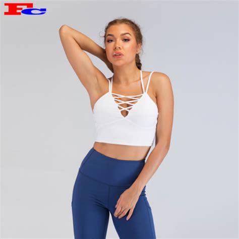 High Quality Sports Bra Sexy Hollow Thin Shoulder Straps