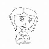 Coraline Coloring Pages Books Printable sketch template