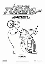 Turbo Coloring Pages Dreamworks Pages4 Print Color Kids Coloringkids sketch template