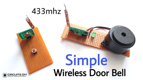wireless doorbell   mhz reciever  transmitter module