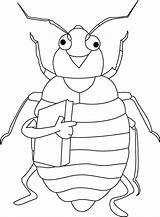 Coloring Pages Bug Cicada Bed Printable Intelligent Educated Animals Bugs Kids Preschool Insect Color Worksheets Bestcoloringpages Sheets Choose Board sketch template