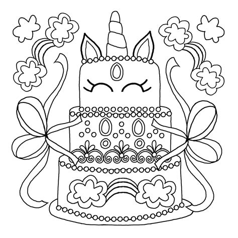 printable unicorn colouring pages  kids buster childrens books