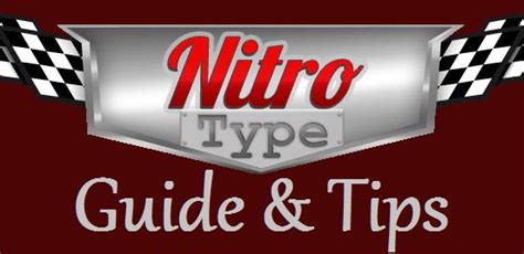 nitro type guide tips nitro type novelty sign