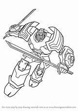 Transformers Drift Draw Drawing Coloring Pages Step Tutorials Sketch Tutorial Learn Drawingtutorials101 Template sketch template