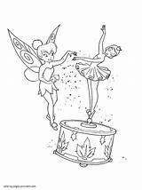 Coloring Pages Tinkerbell Fairy Printable Disney Fairies sketch template