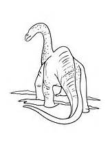 Apatosaurus Dinosaur Coloring Herd Getdrawings Drawing sketch template
