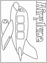 Coloring Transportation Air Pages Transport Printable Vehicle Airplane Clipart Color Kids Popular Library sketch template