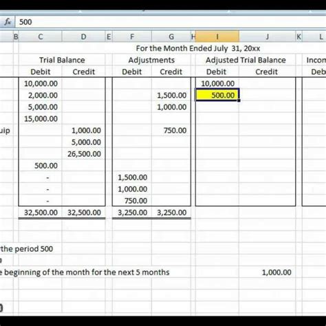 debit credit spreadsheet  basic accounting worksheet accounting