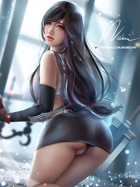 Sexy And Thicc Tifa Lockhart Fanart By Mumeaw Hentai Foundry