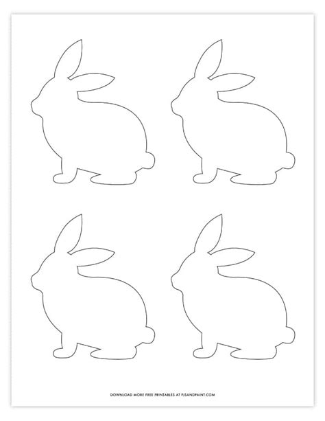 bunny templates  print   images  easter chicks outline