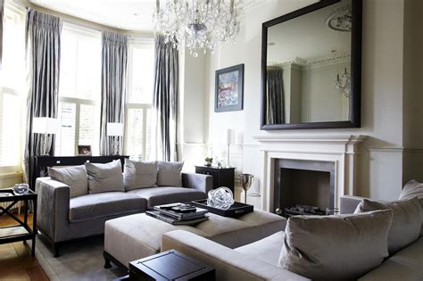 ideas  large mirrors  living room wall
