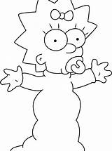 Simpson Coloring Pages Lisa Homer Simpsons Maggie Son Prodigal Colorings Getdrawings Getcolorings Template Printable Bart Amazing sketch template