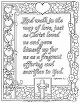 Ephesians Coloring Pages Color Colouring Kids Walk Bible Way Christian School Activities Verse Sheets Adult Books Sunday Coloringpagesbymradron sketch template