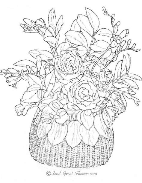 flower pic images  pinterest coloring pages adult