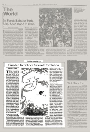 The World Sweden Redefines Sexual Revolution The New York Times