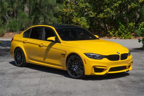 reserve speed yellow  bmw  competition package  speed  sale  bat auctions sold