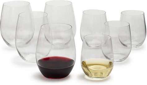Riedel O Chardonnay And Cabernet Stemless Wine Glasses