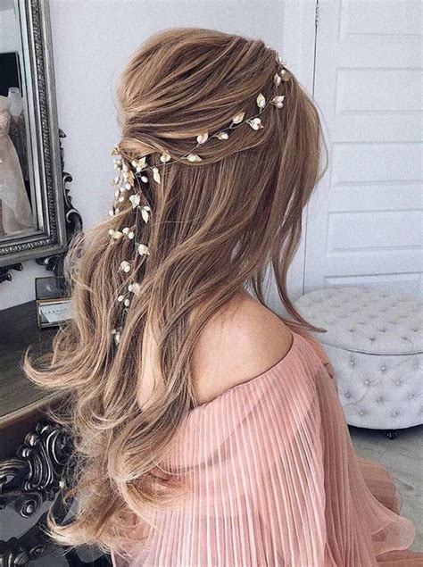 Bridal Handmade Leaf Pearls Headpiece In 2020 Long Hair Vine Hair