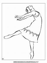 Coloring Pages Ballet Adult Dancer Dancers Coloringpagesforadult Adults Color sketch template