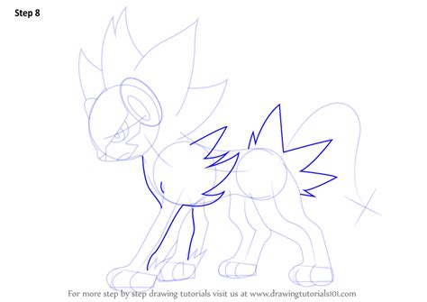 Learn How To Draw Luxray From Pokemon Pokemon Step By