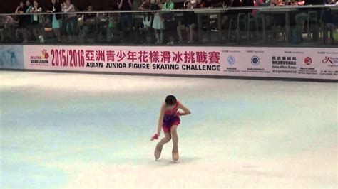 hiu yau hk asian figure skating challenge  lp youtube