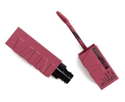 maybelline witty vinyl ink lip color review swatches