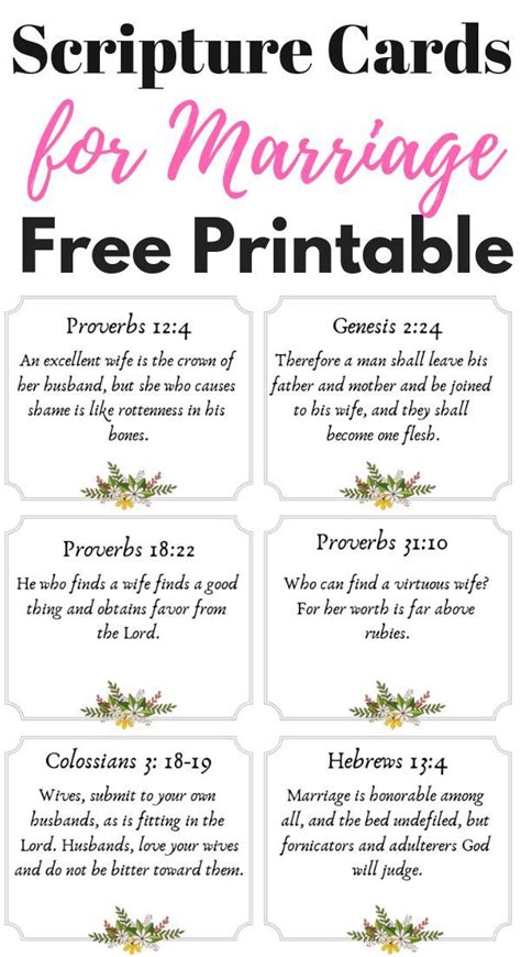 scripture cards  marriage  printables  perfect